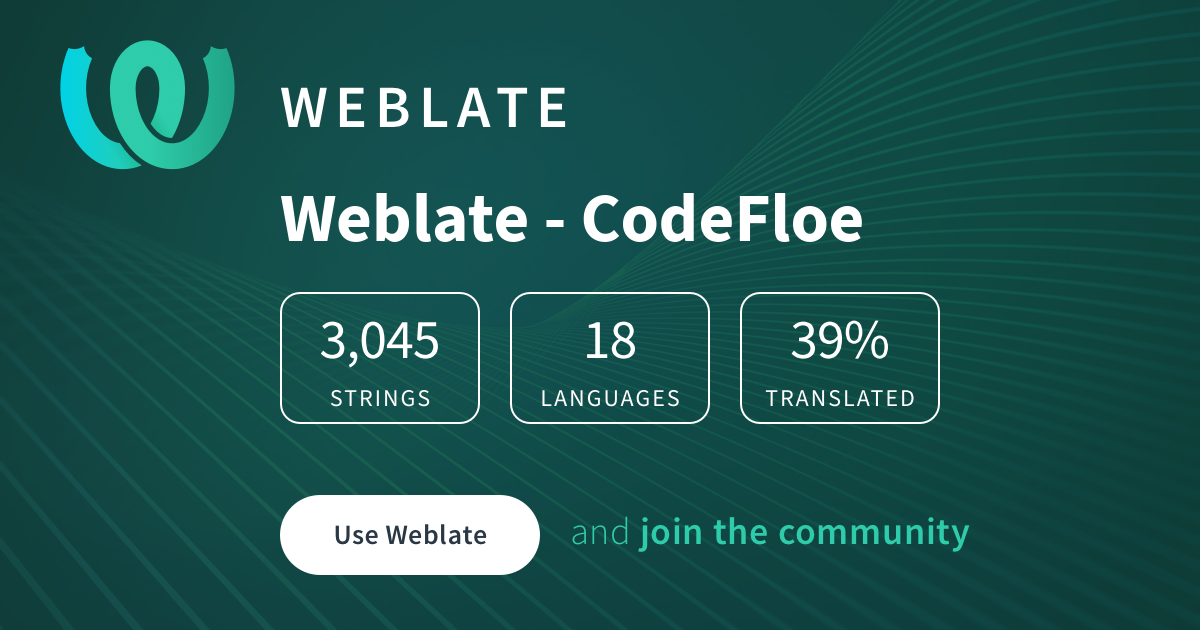 Weblate - CodeFloe